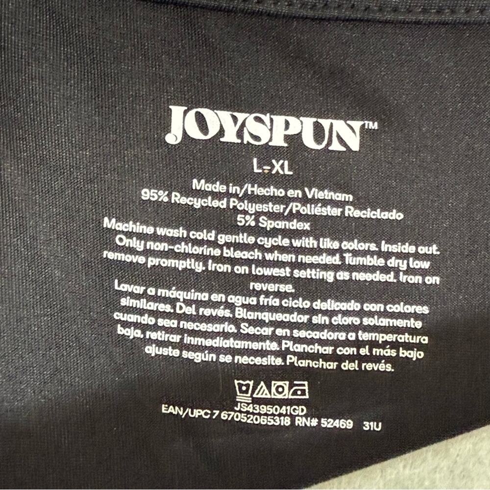 NWT, Joyspun. Black Snowman Graphic Pajama Dress w/Pockets. Size L/XL - Picture 5 of 6
